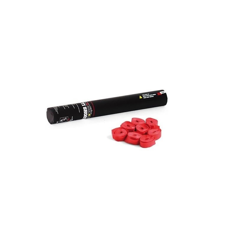 TCM FX Handheld Streamer Cannon 40cm, red - wyrzutnia konfetti