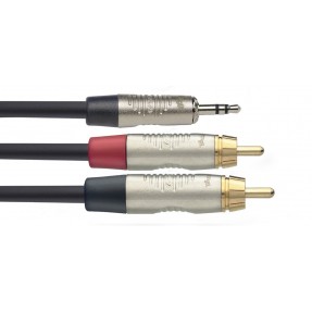 Stagg NYC10/MPS2CMR - kabel przejściowy 10m - 1