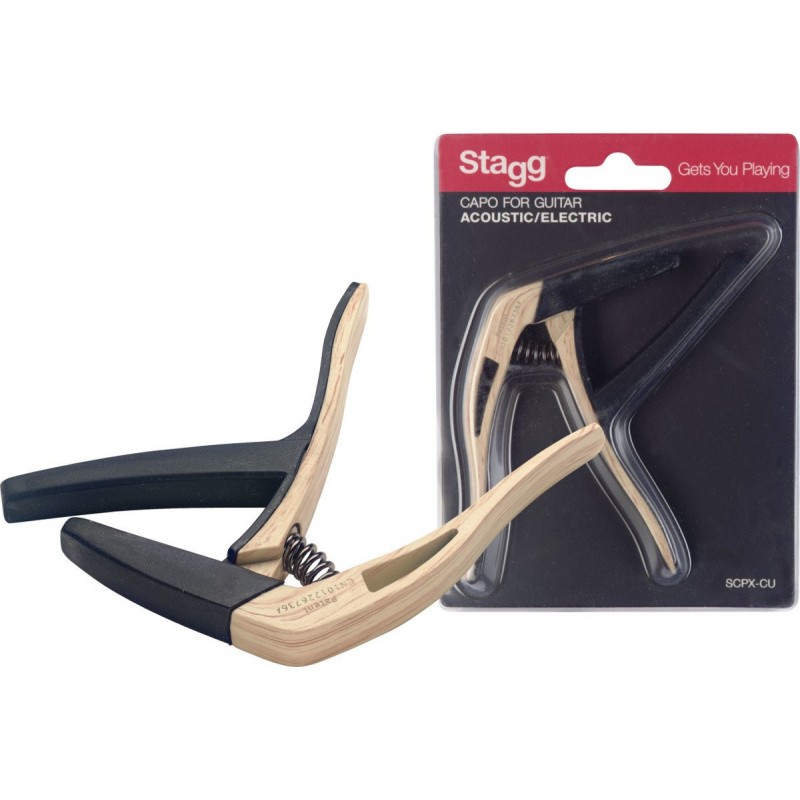 Stagg SCPX-CU CL - kapodaster do gitary - 1 Stagg SCPX-CU CL - kapodaster do gitary - 1