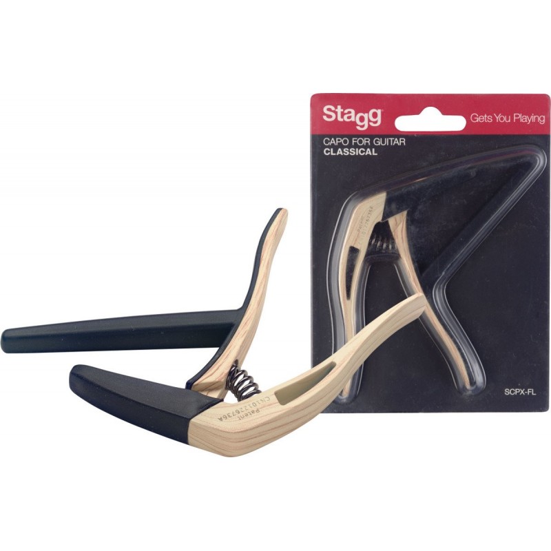 Stagg SCPX-FL CL - kapodaster do gitary klasycznej - 1 Stagg SCPX-FL CL - kapodaster do gitary klasycznej - 1