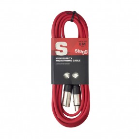 Stagg SMC6 RD - kabel mikrofonowy 6m - 1