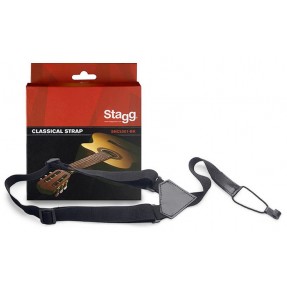 Stagg SNCL001-BK - regulowany pasek do gitary/uke - 1