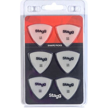 Stagg SPELLIX6-0.60 - kostki gitarowe - 1