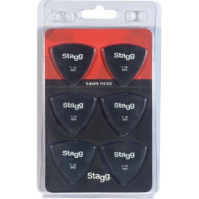 Stagg SPELLIX6-1.14 - kostki gitarowe - 1