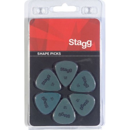 Stagg SPSTD X6-0.88 - kostki gitarowe - 1