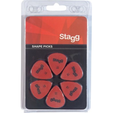 Stagg SPSTD X6-1.00 - kostki gitarowe - 1