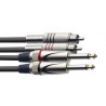 Stagg STC1,5PCM - podwójny kabel połączeniowy 1,5m - 1 Stagg STC1,5PCM - podwójny kabel połączeniowy 1,5m - 1