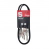Stagg STC1,5PCM - podwójny kabel połączeniowy 1,5m - 2 Stagg STC1,5PCM - podwójny kabel połączeniowy 1,5m - 2
