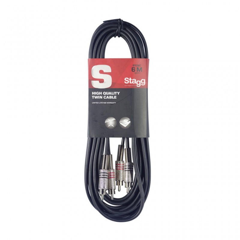 Stagg STC3C - podwójny kabel połączeniowy 3m - 1 Stagg STC3C - podwójny kabel połączeniowy 3m - 1