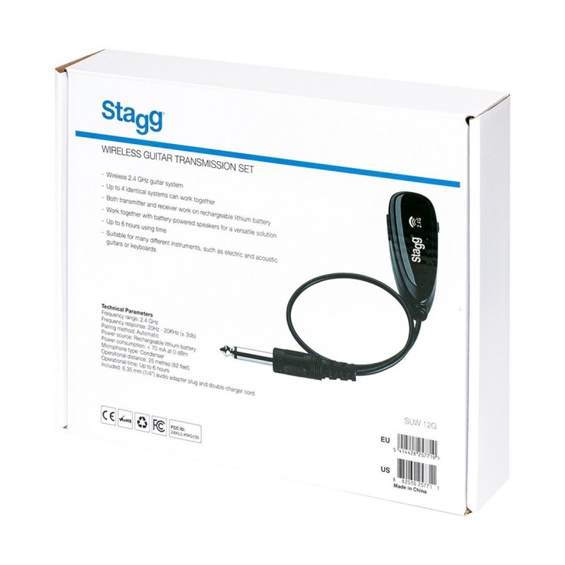 Stagg SUW 12G - bezprzewodowy system do gitary - 1 Stagg SUW 12G - bezprzewodowy system do gitary - 1