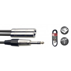 Stagg SYC3/PS2J E - kabel połączeniowy 3m - 1