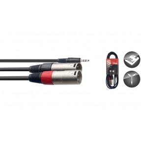 Stagg SYC3/MPS2XM - kabel instrumentalny 3m - 1