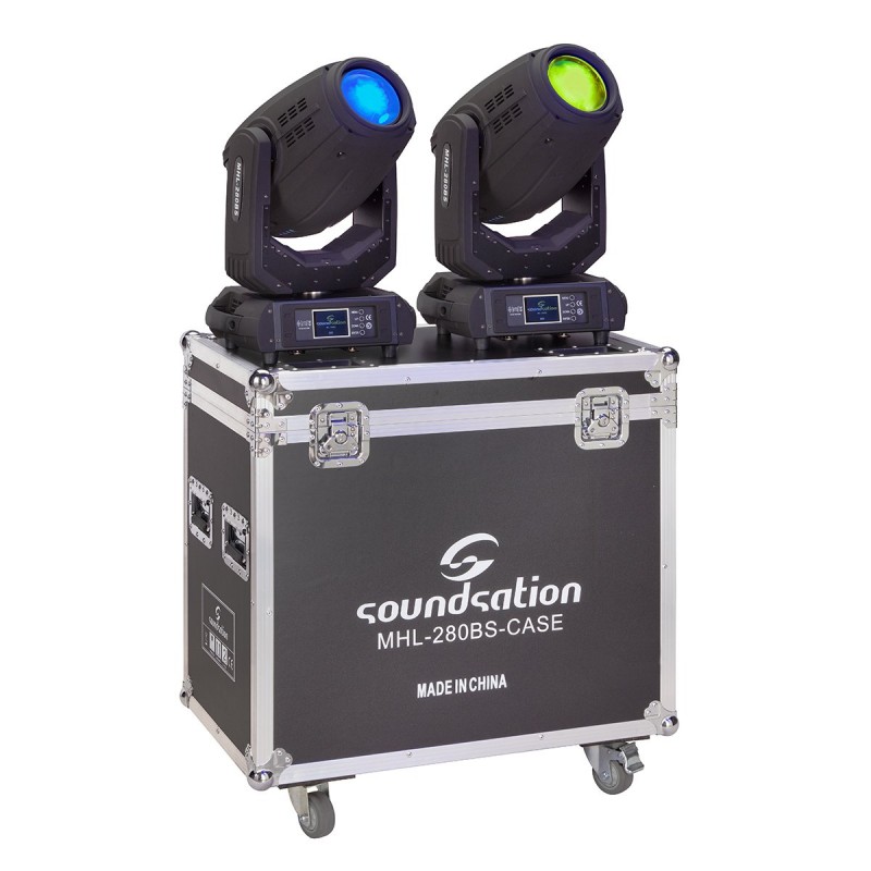 Soundsation MHL-280BS SET - zestaw 2 głowy LED - 1 Soundsation MHL-280BS SET - zestaw 2 głowy LED - 1