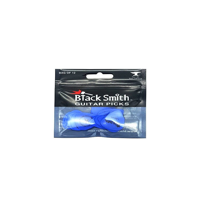 BlackSmith Delrin Standard 1.0mm BLUE - kostki do gitary 12 szt. - 1 BlackSmith Delrin Standard 1.0mm BLUE - kostki do gitary 12 szt. - 1