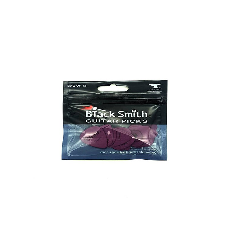 BlackSmith Delrin Standard 1.14mm PURPLE - kostki do gitary 12 szt. - 1