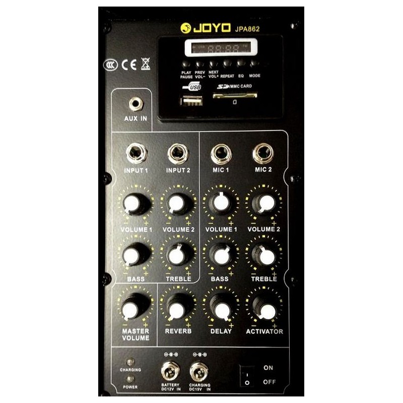 Joyo JPA-862 - przenośny wzmacniacz instrumentalny - 6 Joyo JPA-862 - przenośny wzmacniacz instrumentalny - 6