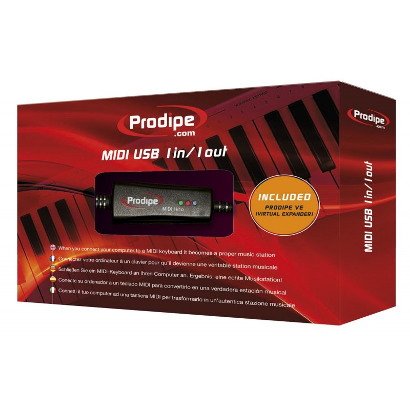 Prodipe Midi 1i1o - interfejs MIDI-USB - 1