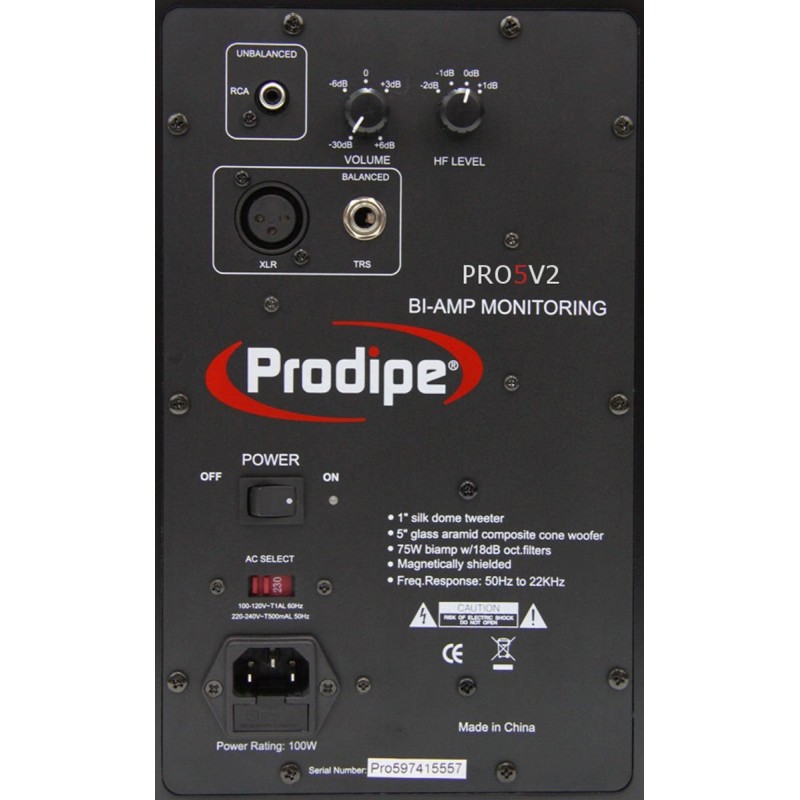 Prodipe Pro5 v2 - aktywne monitory studyjne - 1