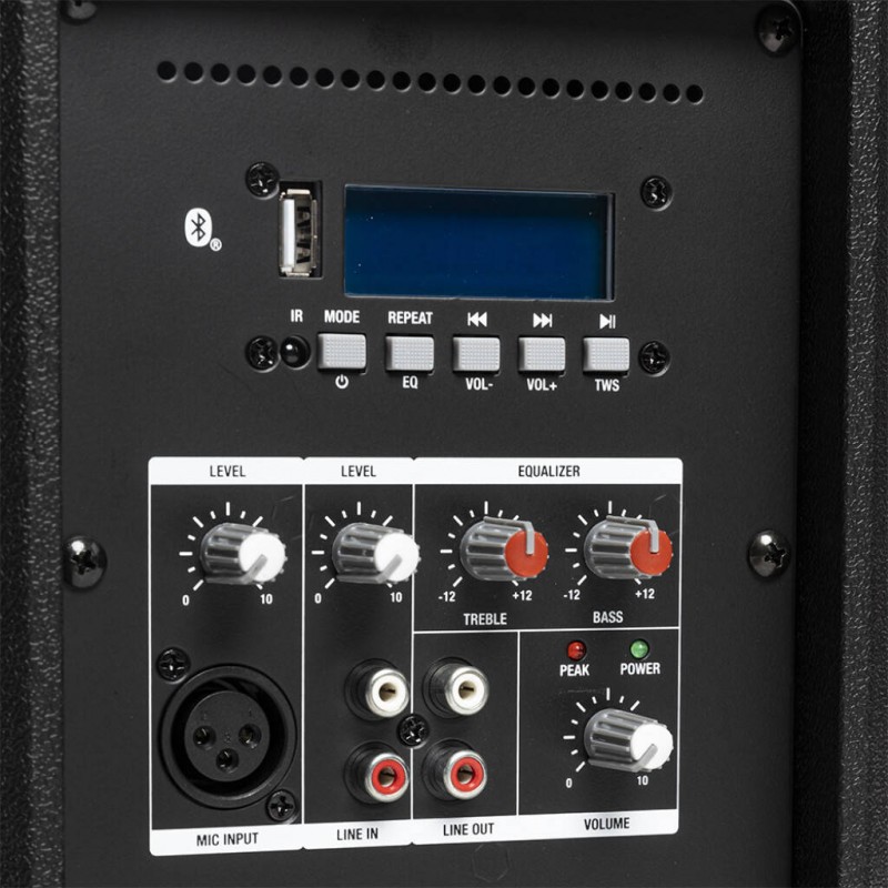 Stagg AS 10 - dwudrożna kolumna aktywna 250W - 4 Stagg AS 10 - dwudrożna kolumna aktywna 250W - 4