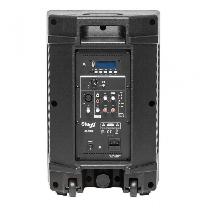 Stagg AS 10B - dwudrożna kolumna aktywna 250W UHF - 4 Stagg AS 10B - dwudrożna kolumna aktywna 250W UHF - 4