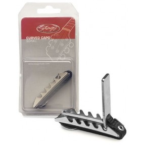 Stagg SCPM C - kapodaster zakrzywiony do gitary elektrycznej i elektro-akustycznej - 1