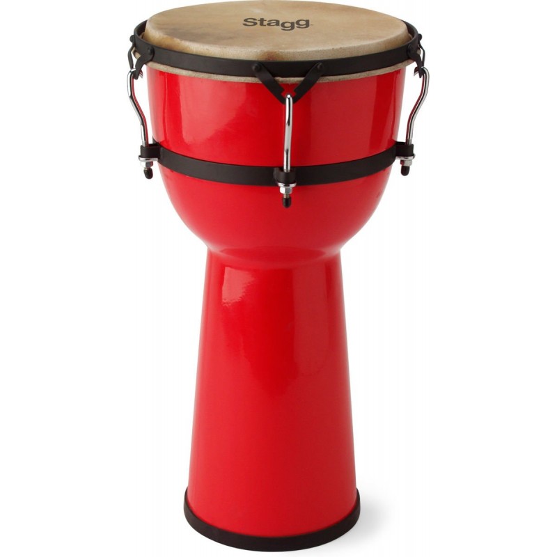 Stagg DPY-12-RD - djembe z włókna szklanego - 1 Stagg DPY-12-RD - djembe z włókna szklanego - 1