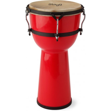 Stagg DPY-12-RD - djembe z włókna szklanego - 1