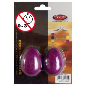 Stagg EGG 2 MG - shakery plastikowe magenta - 1