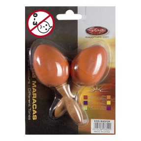 Stagg EGG MA S/OR - marakasy plastikowe - 1