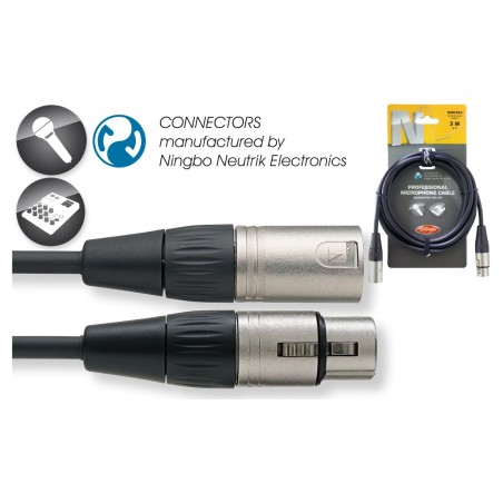 Stagg NMC 3 XX - kabel mikrofonowy 3m - 1