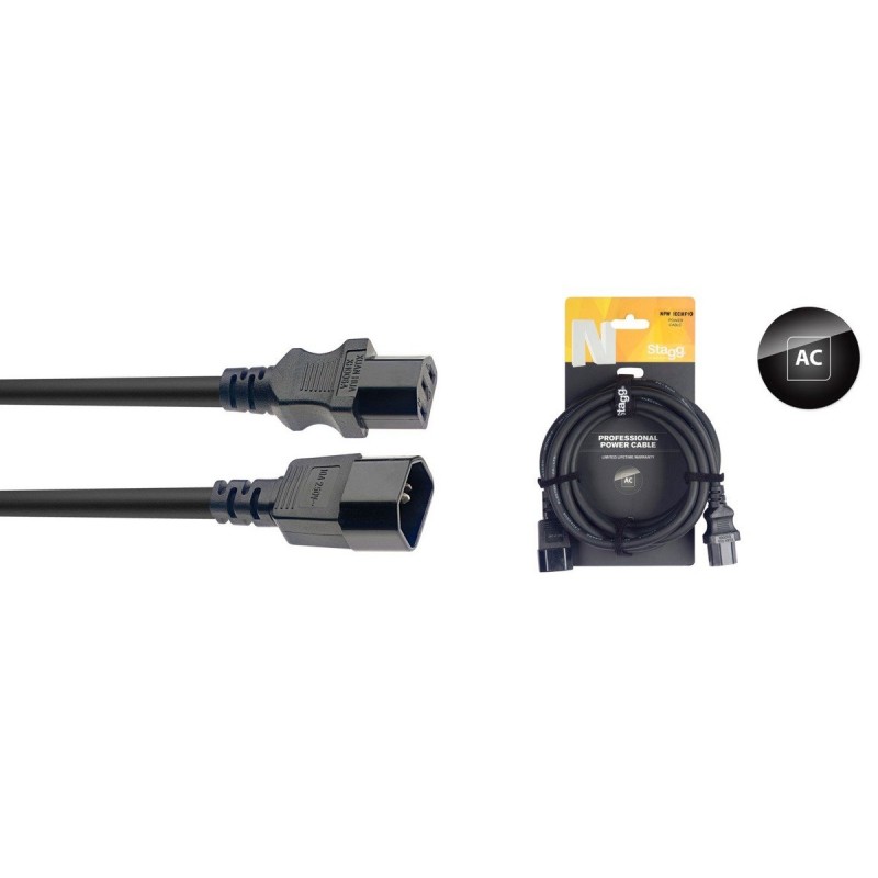 Stagg NPW3IECMF10 - kabel zasilający - 1 Stagg NPW3IECMF10 - kabel zasilający - 1