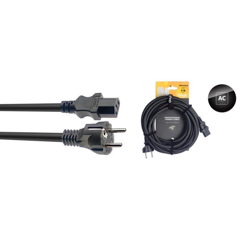 Stagg NPW5IECFPEU10 - kabel zasilający - 1 Stagg NPW5IECFPEU10 - kabel zasilający - 1