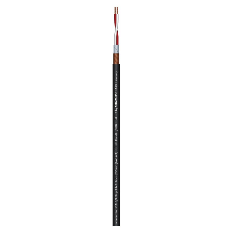 Sommer SC-Semicolon 2 AES/EBU - kabel DMX, szpula 100m - 1 Sommer SC-Semicolon 2 AES/EBU - kabel DMX, szpula 100m - 1