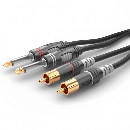 Sommer Cable | 2 x jack / 2 x RCA, HICON - kabel instrumentalny 6m - 1