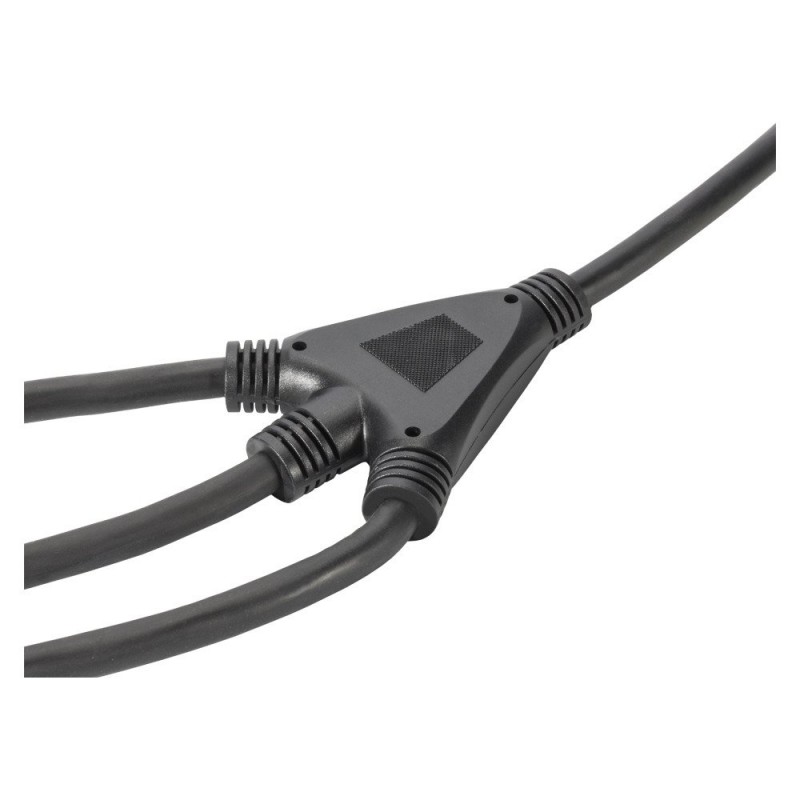 Sommer KGWB3-0180-SW - kabel zasilający IEC 1,8m, potrójny - 1 Sommer KGWB3-0180-SW - kabel zasilający IEC 1,8m, potrójny - 1