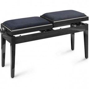 Stagg PB-245-BK-P-V-BK - podwójna ława do pianina - 1