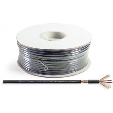 Stagg ROLL M60/2 BKH - kabel mikrofonowy, rolka 100m - 1