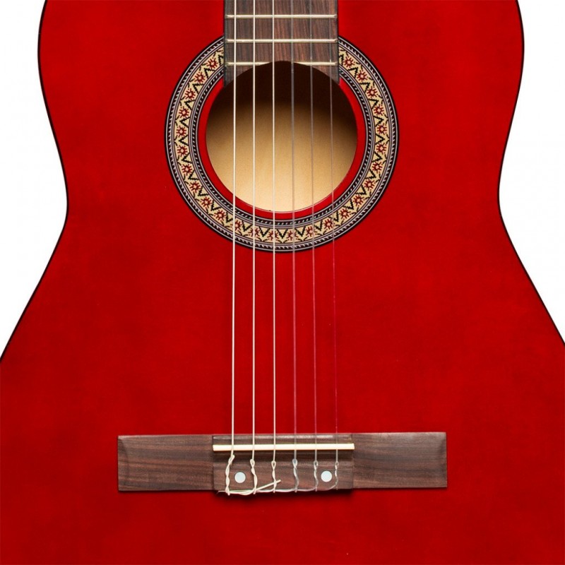 Stagg SCL50 RED - gitara klasyczna 4/4 - 2