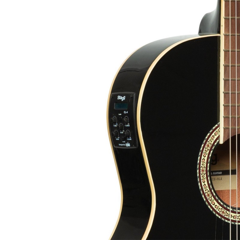 Stagg SCL60 TCE-BLK - gitara elektro-klasyczna - 3