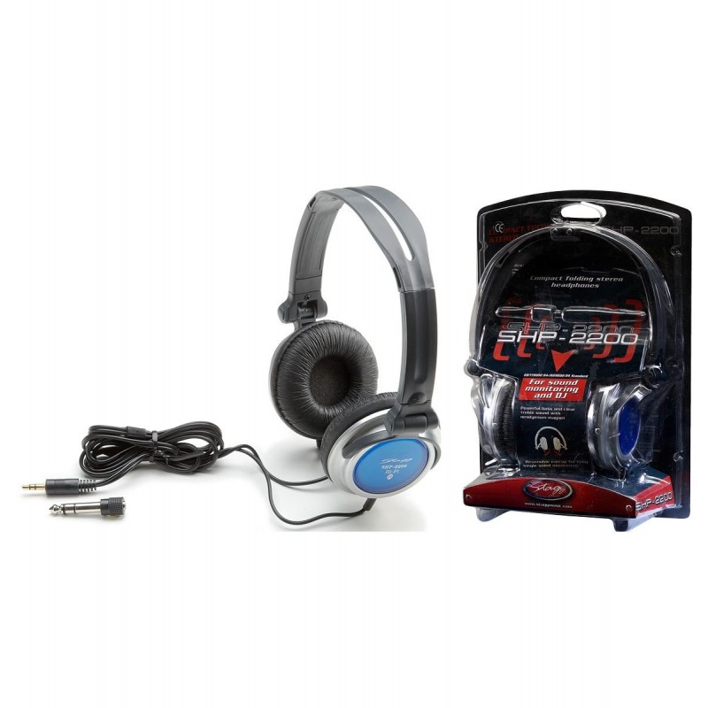 Stagg SHP 2200 H - słuchawki składane, DJ-skie - 1 Stagg SHP 2200 H - słuchawki składane, DJ-skie - 1