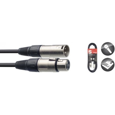 Stagg SMC10 - kabel mikrofonowy 10m XLR/XLR - 1