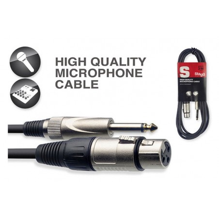 Stagg SMC1 XP - kabel mikrofonowy 1m - 1