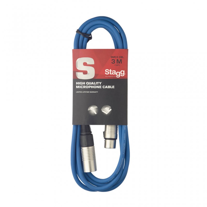 Stagg SMC3 CBL - kabel mikrofonowy 3m - 2 Stagg SMC3 CBL - kabel mikrofonowy 3m - 2