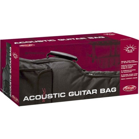 Stagg STB 10 W PACK - pokrowiec na gitarę akustyczną - 1