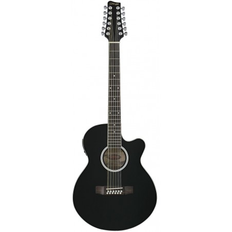 Stagg SW 206 CETU/12 BK - gitara elektro-akustyczna, 12-sto strunowa - 1