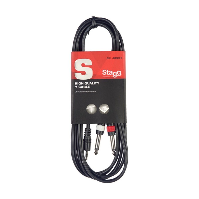 Stagg SYC2/MPS2P E - kabel przejściowy 2m - 1 Stagg SYC2/MPS2P E - kabel przejściowy 2m - 1