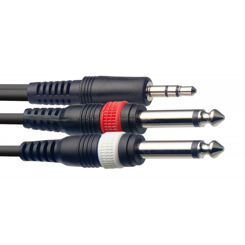 Stagg SYC2/MPS2P E - kabel przejściowy 2m - 2 Stagg SYC2/MPS2P E - kabel przejściowy 2m - 2
