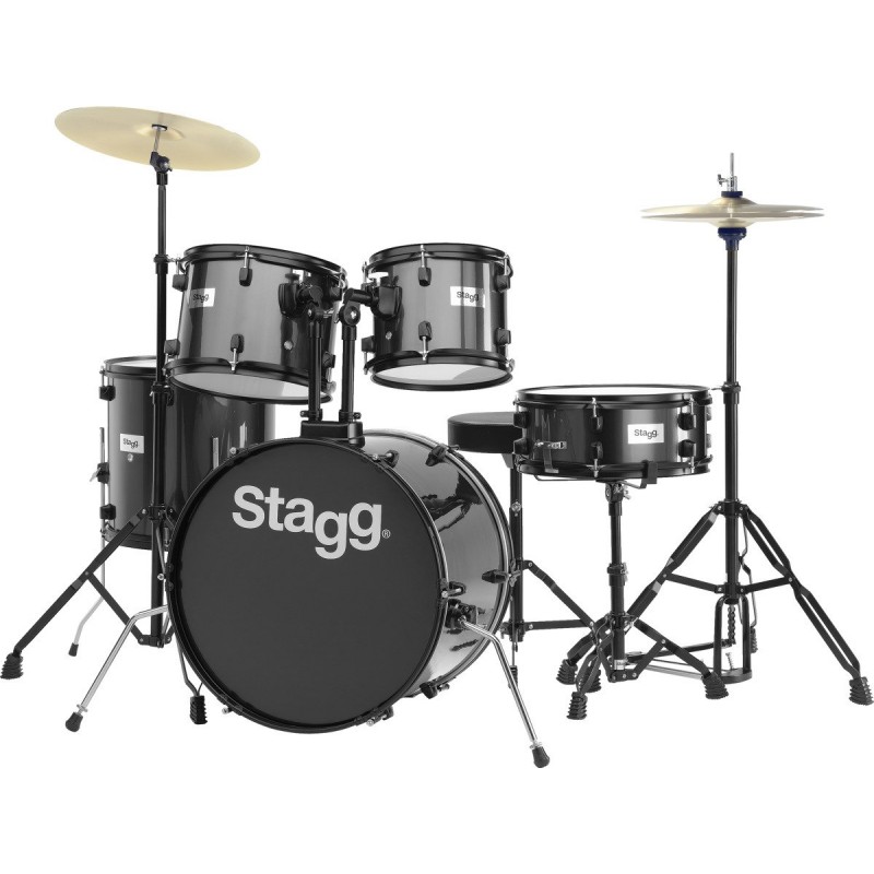 Stagg TIM 120 BK - akustyczny zestaw perkusyjny - 1