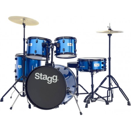 Stagg TIM120B BL - akustyczny zestaw perkusyjny - 1