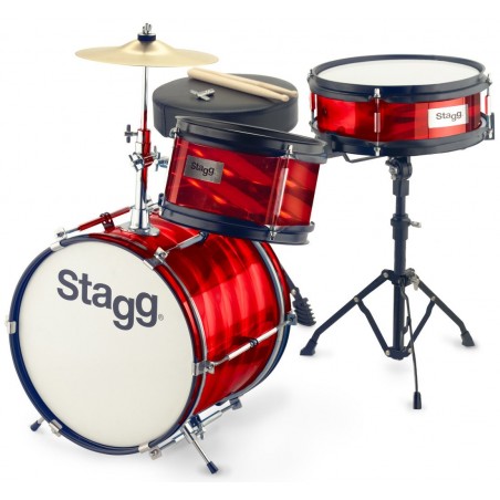 Stagg TIM-J 3/12 RD - akustyczny zestaw perkusyjny - 1